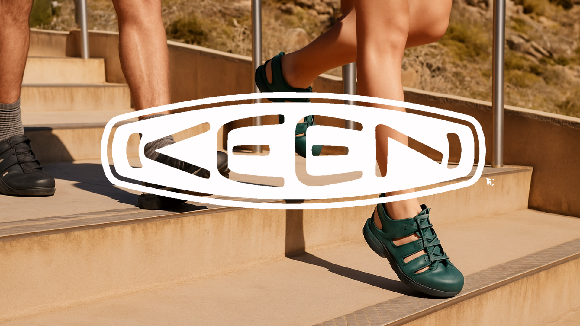 Keen hiking footwear brand card