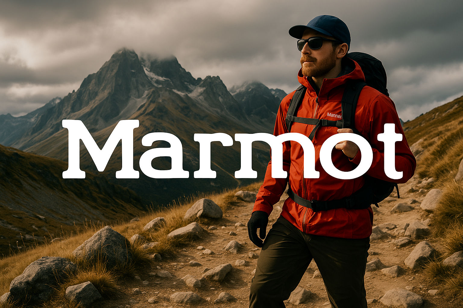 Marmot technical outdoor gear brand card