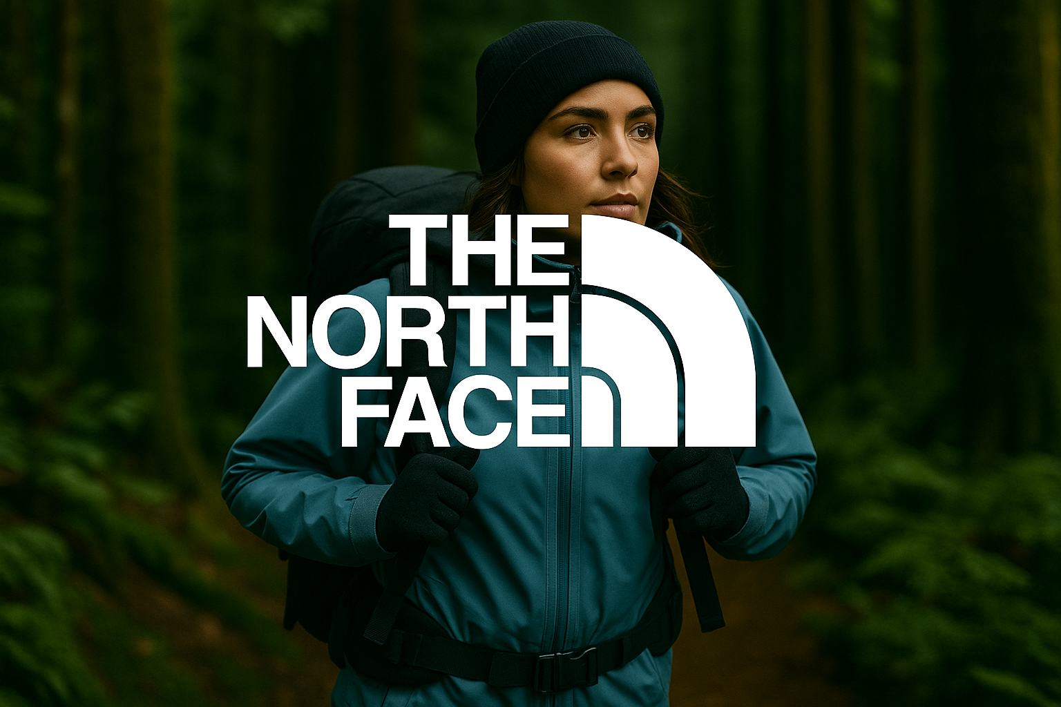 The North Face expedition outerwear brand card